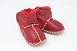 Cozy Toez Red Leather Strap