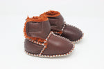 Cozy Toez Cinnamon Brown Leather Strap